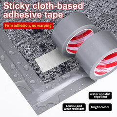 Super Strong Waterproof Duct Tape - Versatile Silvery Gray Adhesive for Walls, Plastics, Glass, Wood & Metal - Ideal for DIY Hom