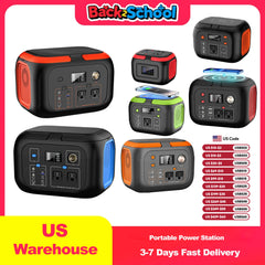 600W/300W/200W/120W Portable Power Station,110V AC Outlets Solar Generator Storage Energy Power Bank For Camping Travel RV Home