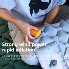 TARKA Tourist Air Pump Camping Inflating Pump Air Compressor 2 in 1 with Camplight  for Camp Matttress Swim Ring Inflatable Sofa