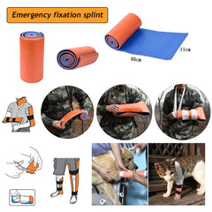 First Aid Universal Aluminum Splint Roll Medical Survival Polymer For Fixture Bone Emergency Kit Outdoor Travel