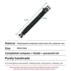 Umbrella rope survival multifunctional five in one multifunctional outdoor umbrella rope camping adventure seven core hand rope