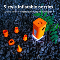 TARKA Tourist Air Pump Camping Inflating Pump Air Compressor 2 in 1 with Camplight  for Camp Matttress Swim Ring Inflatable Sofa