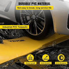 VEVOR Flood Barrier, 24 ft Length x 6 in Height Sandbag Alternative, Water Barrier for Flooding with Great Waterproof Effect, Re