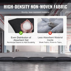 Flood Barriers Water Flood Dam Bags 6 Pack Water Barriers for Flooding Water Activated Flood Barriers for Home Doorway Driveway